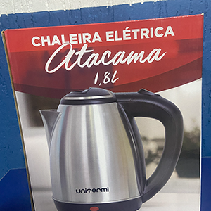 CHALEIRA ELETRICA UNITERMI 1.8L INOX MOD.182F-2