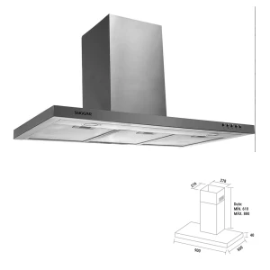 Coifa de Parede Inox Coral Original Suggar 90cm