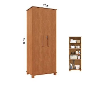 Multiuso Dallas 2 Portas 100% MDF - com chave e pés de fabrica
