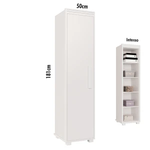 Multiuso Malta 1 Porta 100% MDF - c/ pés de fabrica