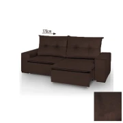 Sofá Londres 2 Lugares - Reclinável e Retrátil TC772