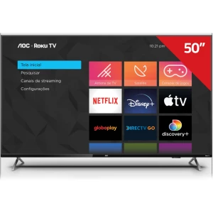 TV 50P AOC LED Smart ROKU WIFI 4k HDMI USB